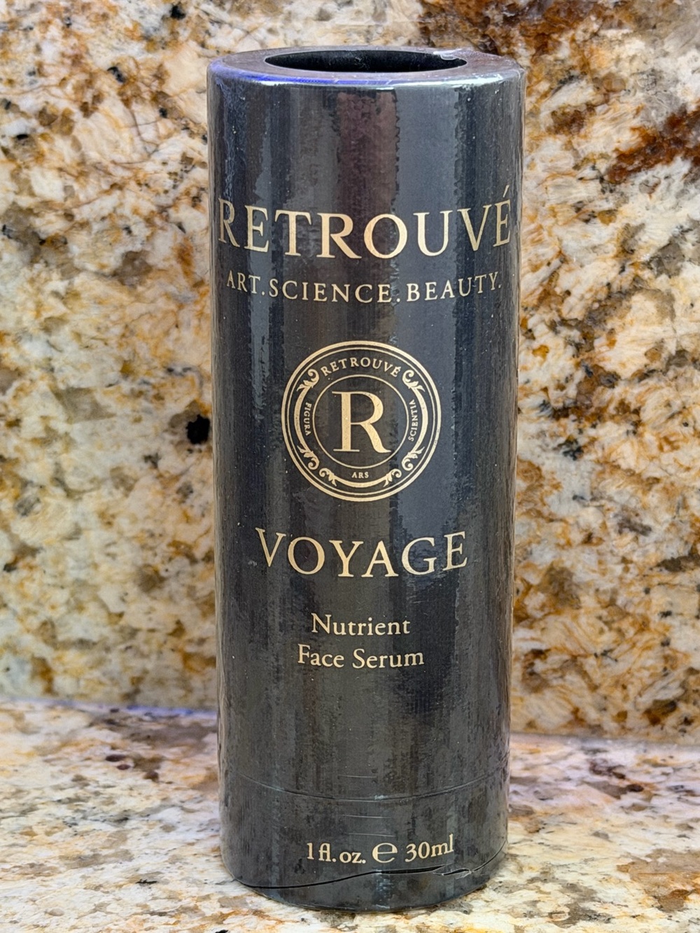 Retrouvé Voyage Nutrient Face Serum Black Gold Packaging Retrouve 1 Fl oz 30 oz